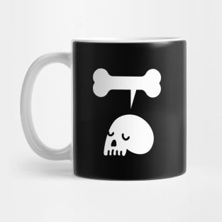 Skull Overhinking Bones Mug